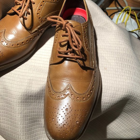 Rockport Men brown lace-up leather shoes, 8.5 main image 9